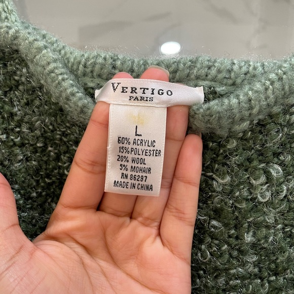 NWT Green VERTIGO Dress - Picture 4 of 4